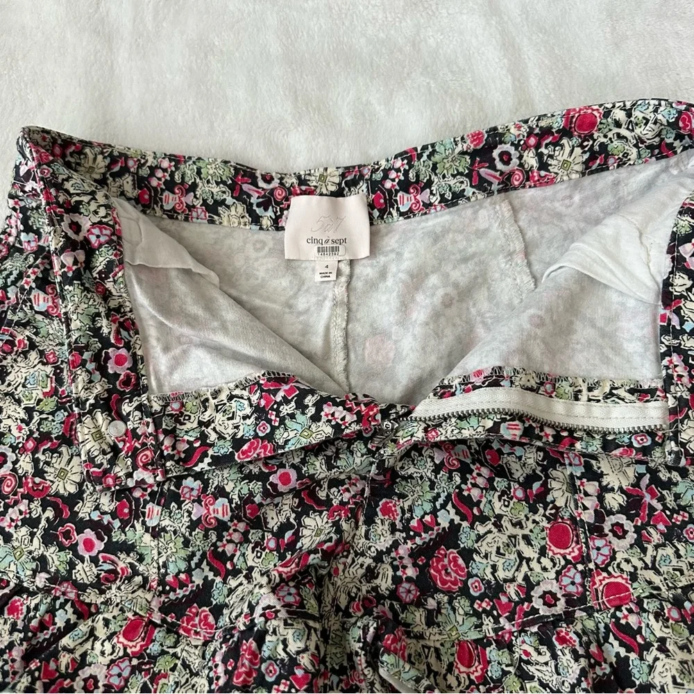 Cinq à Sept Penny Floral Shorts Size 4